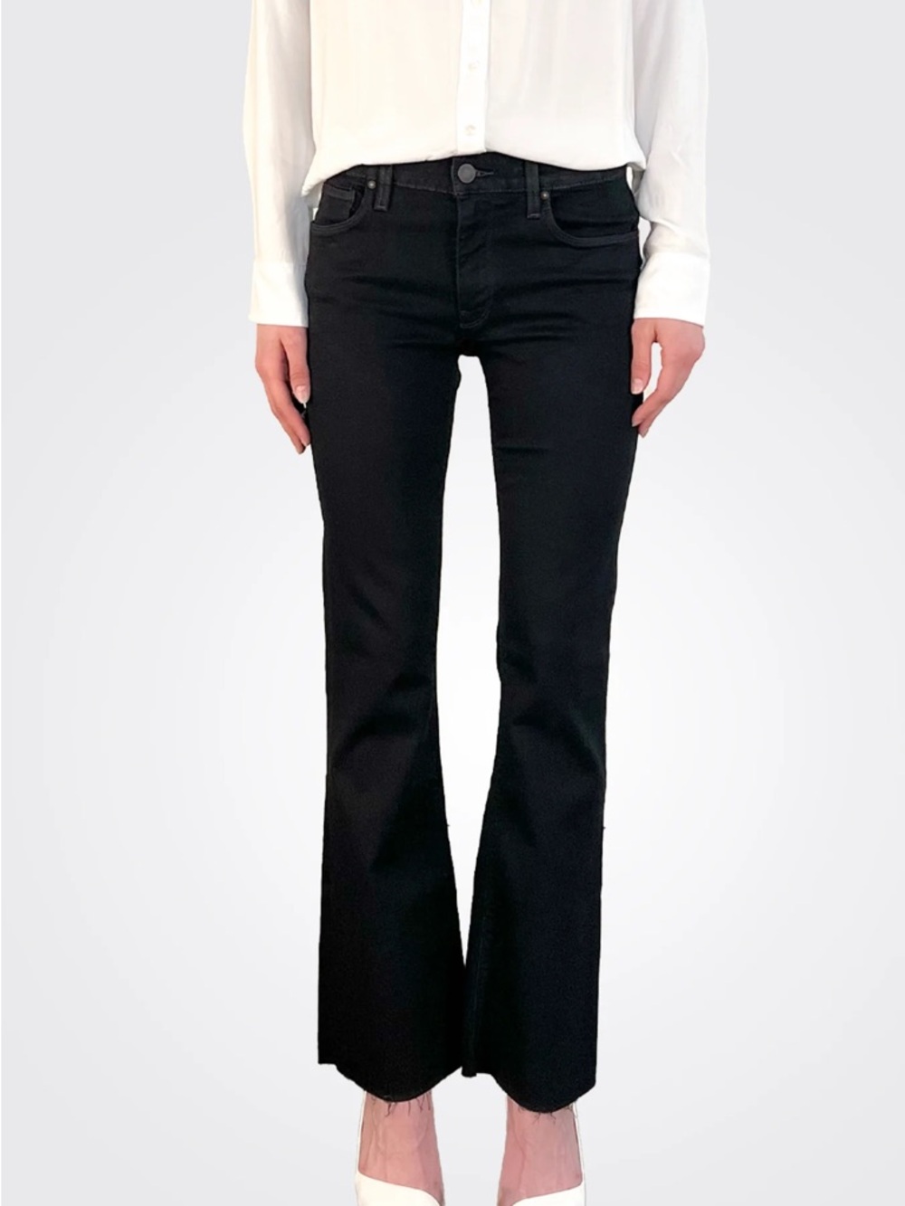 Hudson Jeans Black Flare Jeans - Picture 2 of 16